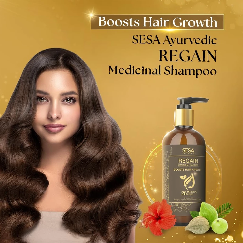 Sesa Regain Medicinal Shampoo, 300 ml-2.webp